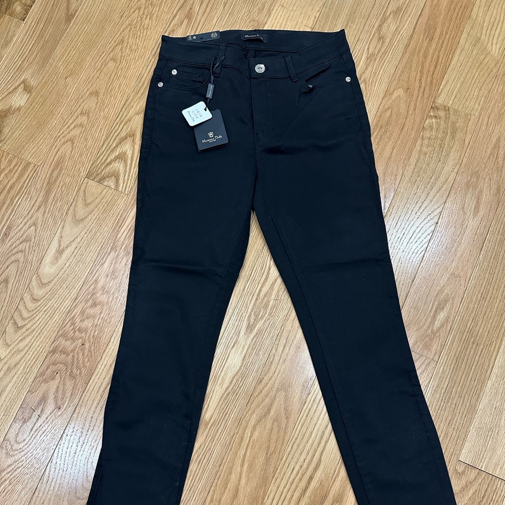 BRAND NEW Massimo Dutti Black Pants Size EU34, US 2
